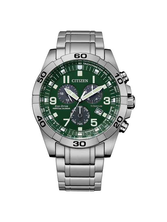 Men's Eco-Drive Super Titanium Chronograph Watch - BL5550-50X