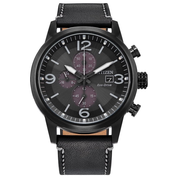 Citizen Men's Eco-Drive Urban Black Chronograph Watch - CA0745-29E