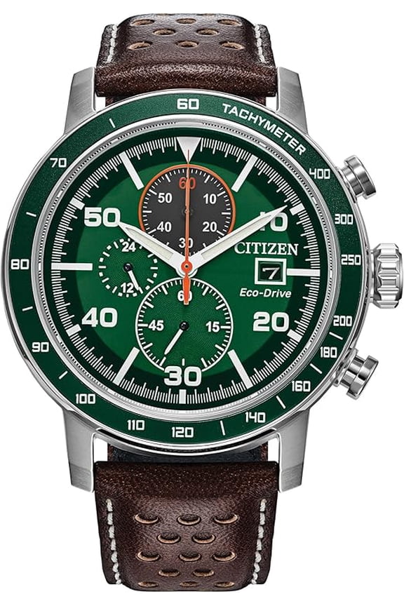 Men's Eco-Drive Weekender Brycen Chronograph Watch Stainless Steel Case ca0851-05x