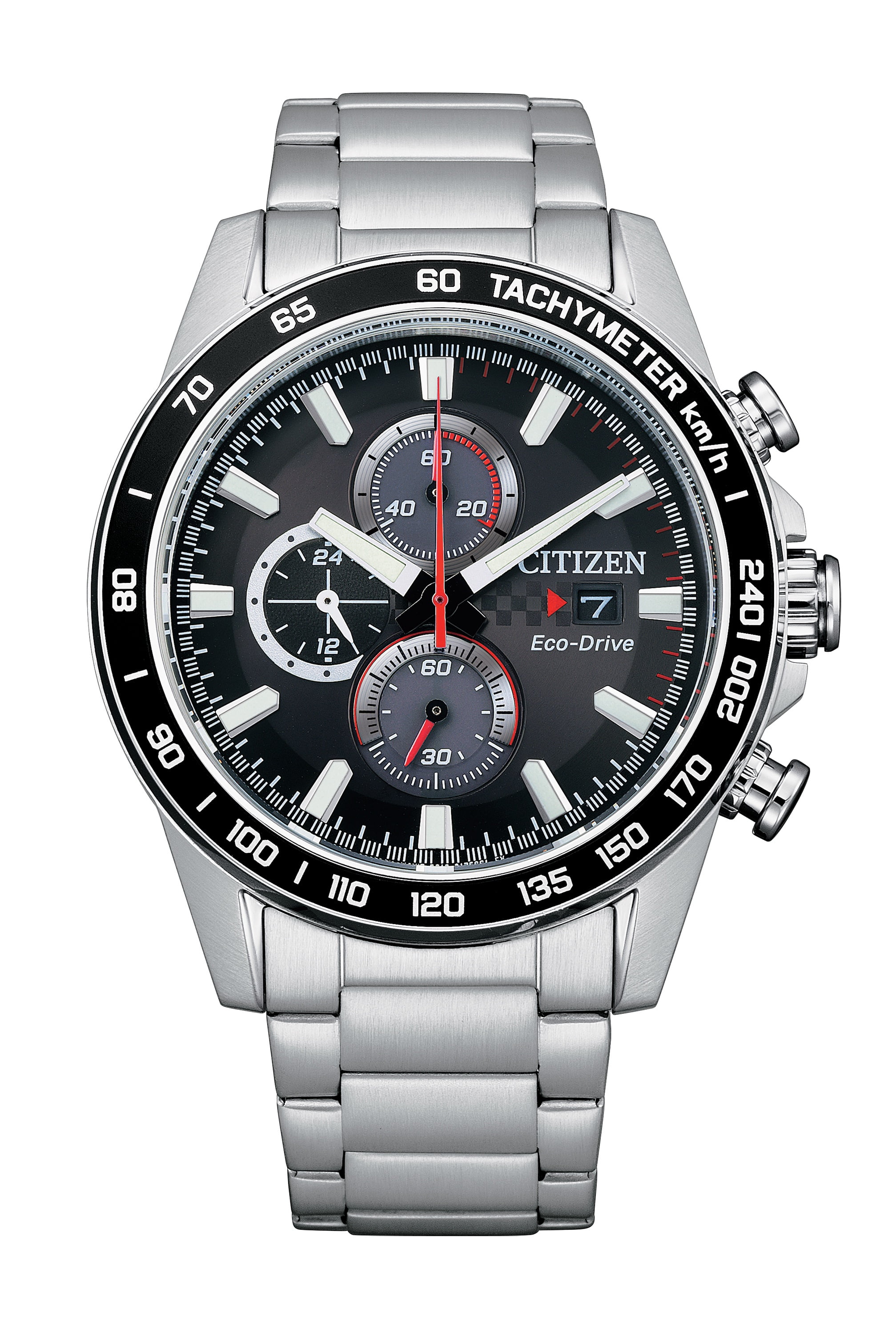 Reloj de hombre Eco-Drive Weekender Brycen de acero inoxidable con cronógrafo - CA0780-52E