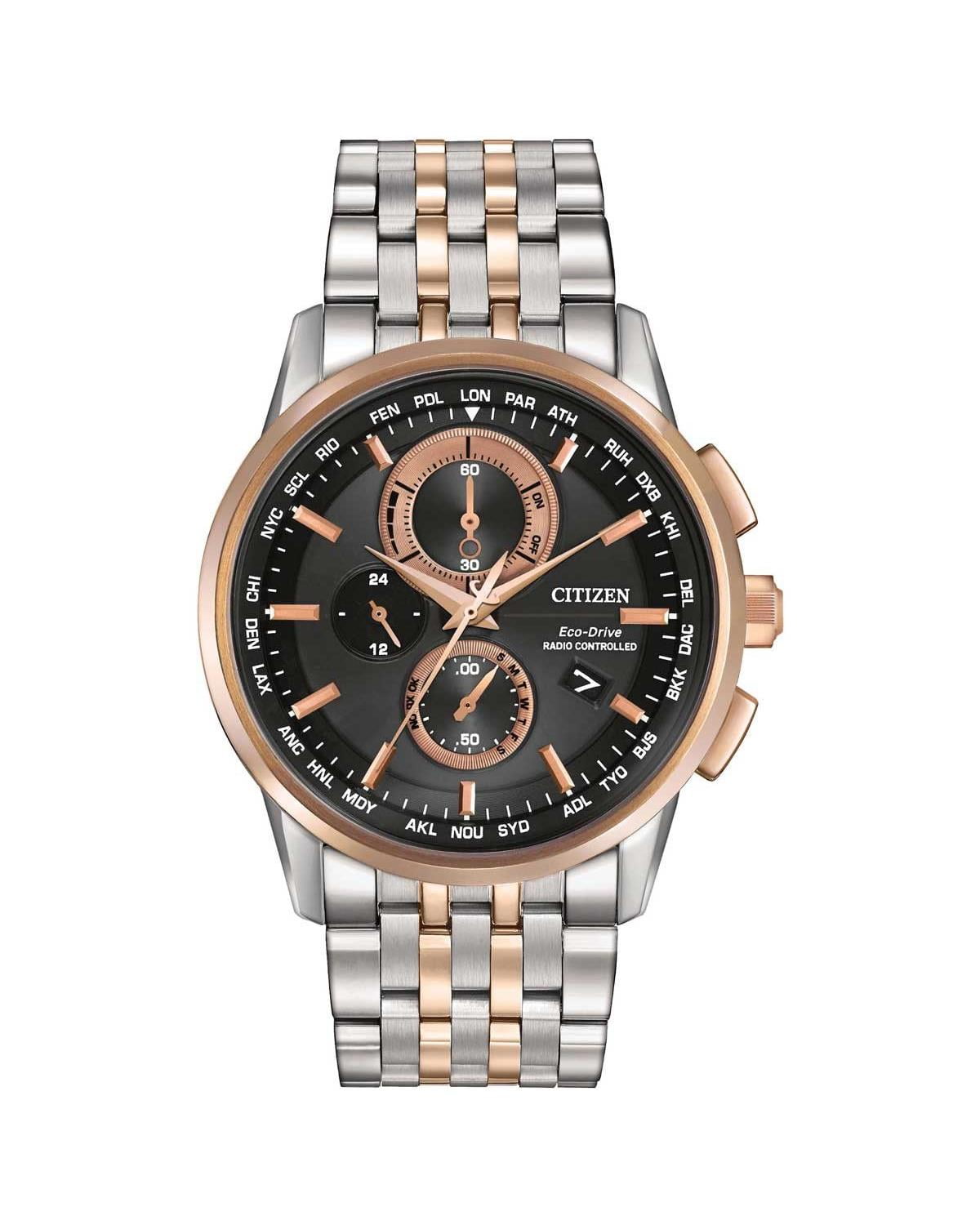 Citizen Men's Eco-Drive World Chronograph A-T Watch, AT8116-57E