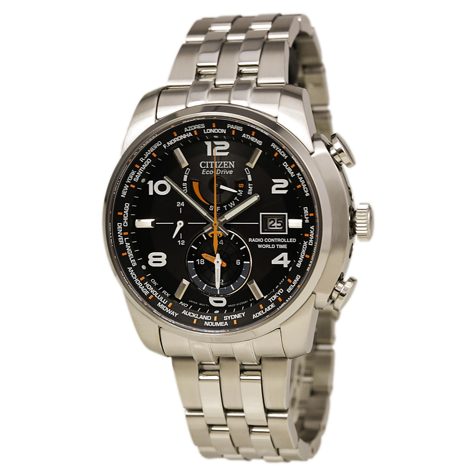 Citizen Men's Eco-Drive World Time AT Radio Watch, AT9010-52E