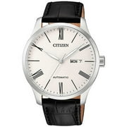 Citizen Mens NH8350-08A Silver Leather Automatic Fashion Watch