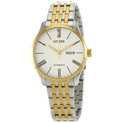 Citizen Mens NH8354-58A Silver Stainless-Steel Japanese Automatic Dress Watch