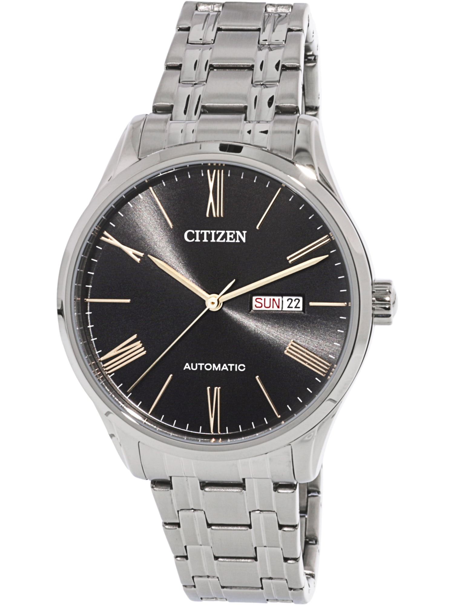 Citizen Men's NH8360-80J Silver Stainless-Steel Japanese Automatic Dress Watch