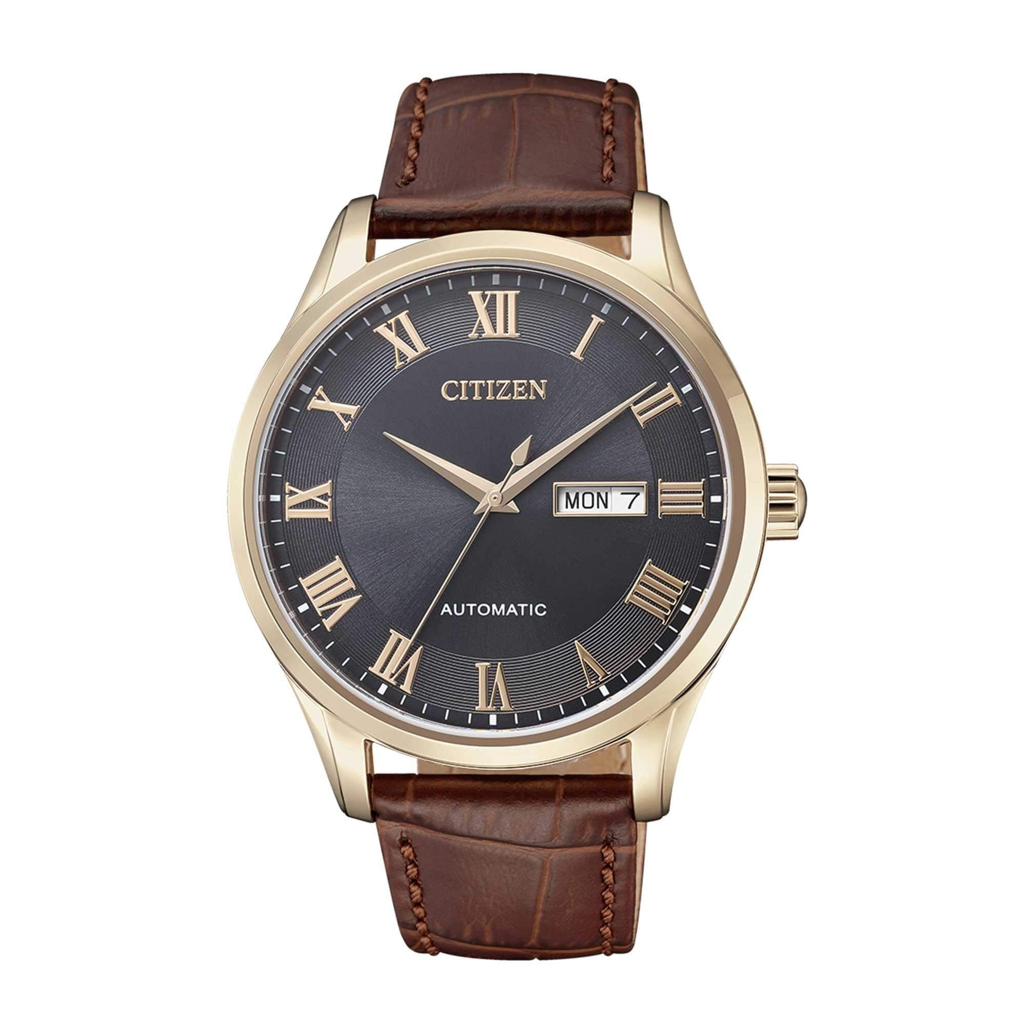 Citizen Men's NH8363-14H Automatic Dress Watch, Rose Gold Case
