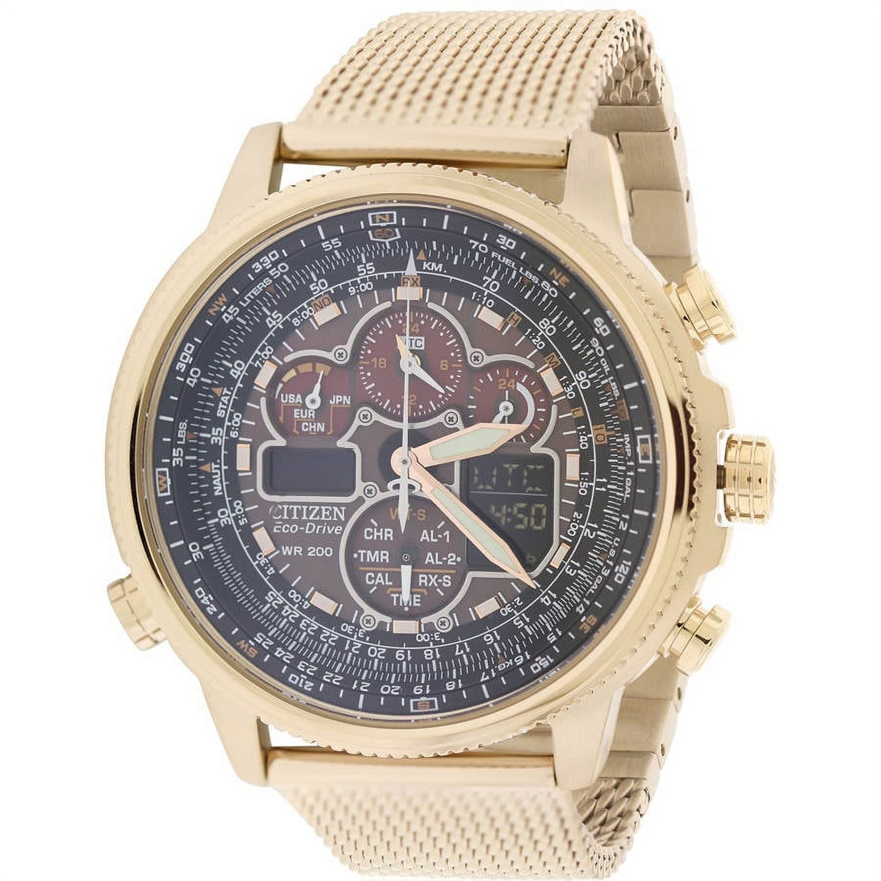 Citizen Men s Navihawk A T Perpetual Atomic Chronograph Watch JY8033 51E