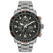 Citizen Mens Promaster Air Skyhawk Eco-Drive Pilot Watch, Atomic Timkeeping Technology, Chronograph, Power Reserve Indicator, Ana-digi Display, Luminous Hands and Markers, Anti-Reflective Crystal
