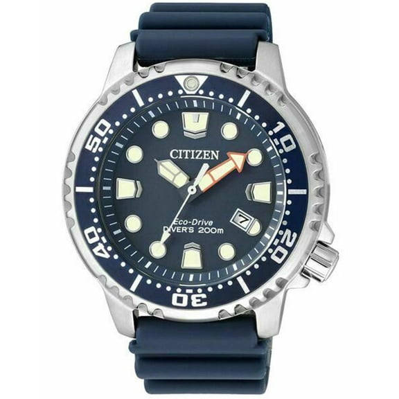 Citizen Men's Promaster BN0151-17L Silver Silicone Japanese Quartz Diving Watch