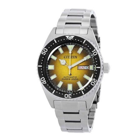Citizen Men's Promaster Dive Automatic 3-Hand Stainless Steel Watch, Day Date, Luminous, 41mm
