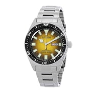 Citizen Mens Promaster Dive Automatic 3-Hand Stainless Steel Watch, Day Date, Luminous, 41mm