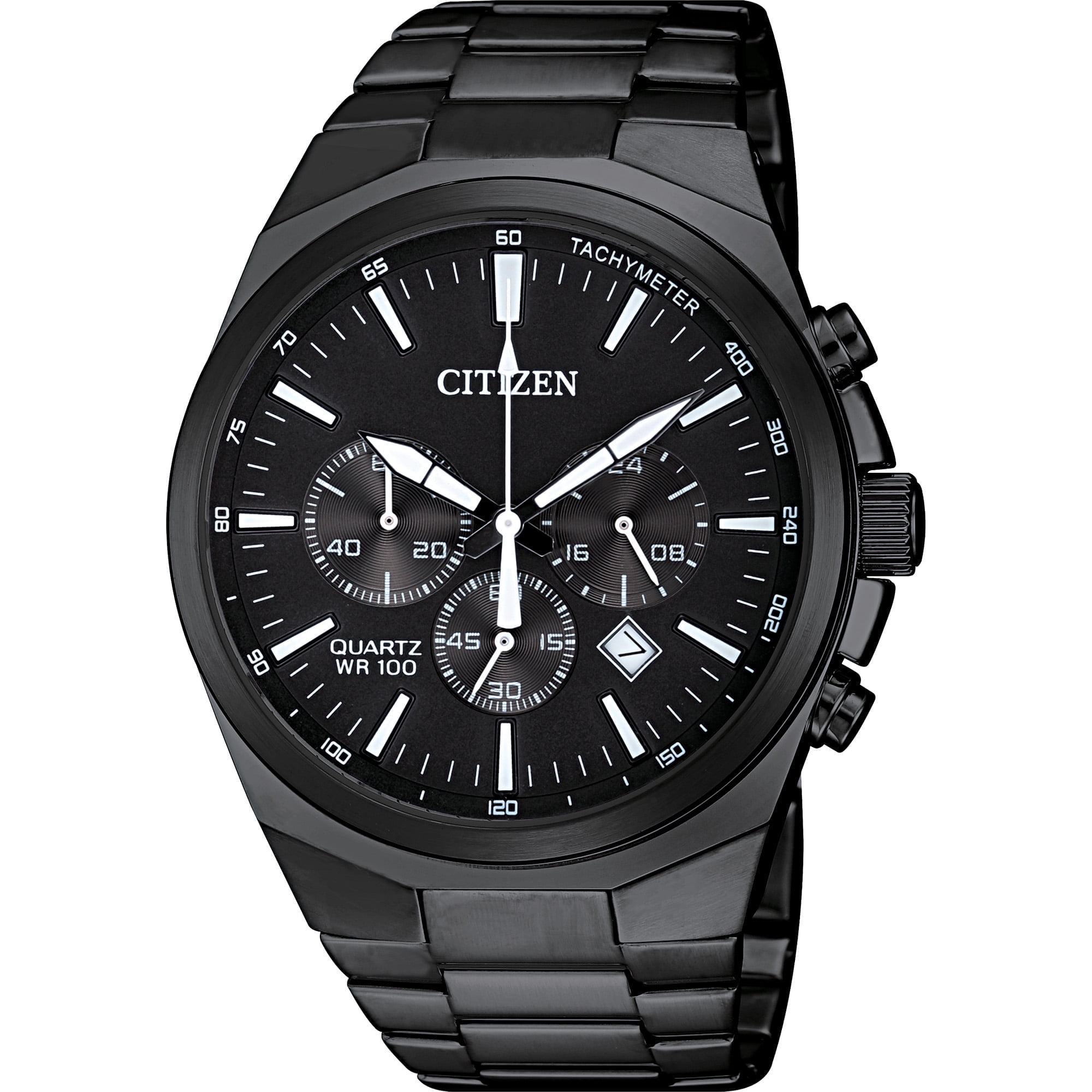 ★レア逆輸入★Citizen Quartz Black Dial Ladies Watch Citizen Quartz Black Dial Genuine Leather Unisex Watch (Cal