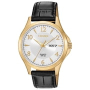 Citizen Mens Quartz Classic Gold-Tone Stainless Steel Watch BF2003-25A