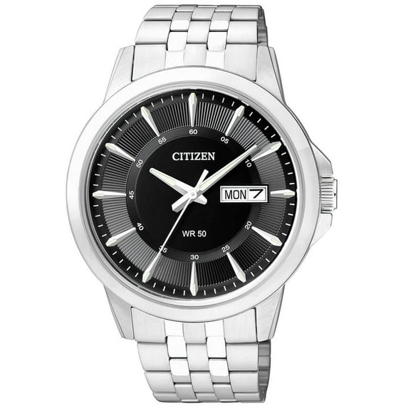Citizen Men's Quartz Stainless Steel Watch with Day/Date, BF2011-51E