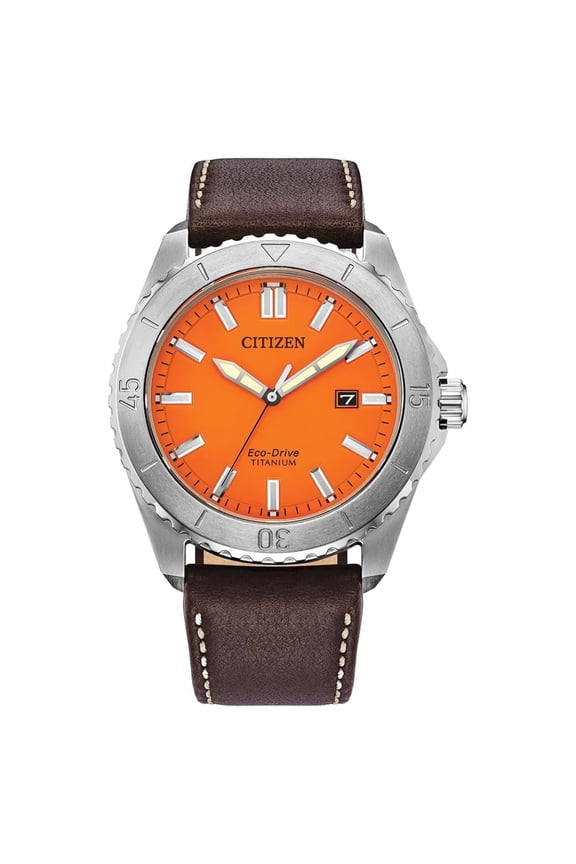 Men's Weekender Orange Dial Watch - AW1840-09X