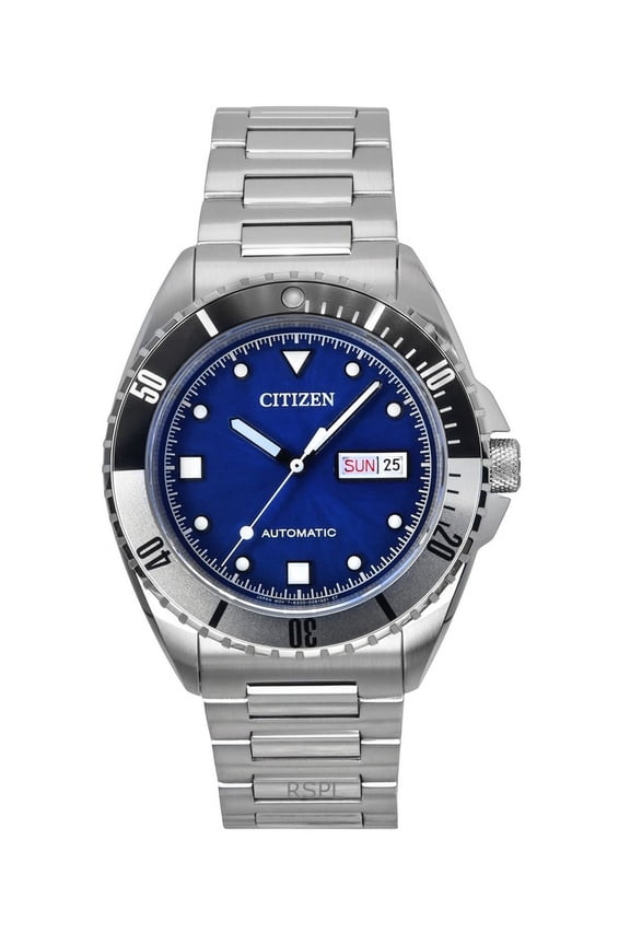 Sport Stainless Steel Blue Dial Automatic NH7530-52M 100M Men's Watch