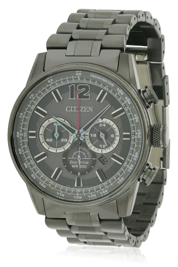 Citizen Nighthawk Chronograph Charcoal Grey Dial Men's Watch CA4377-53H