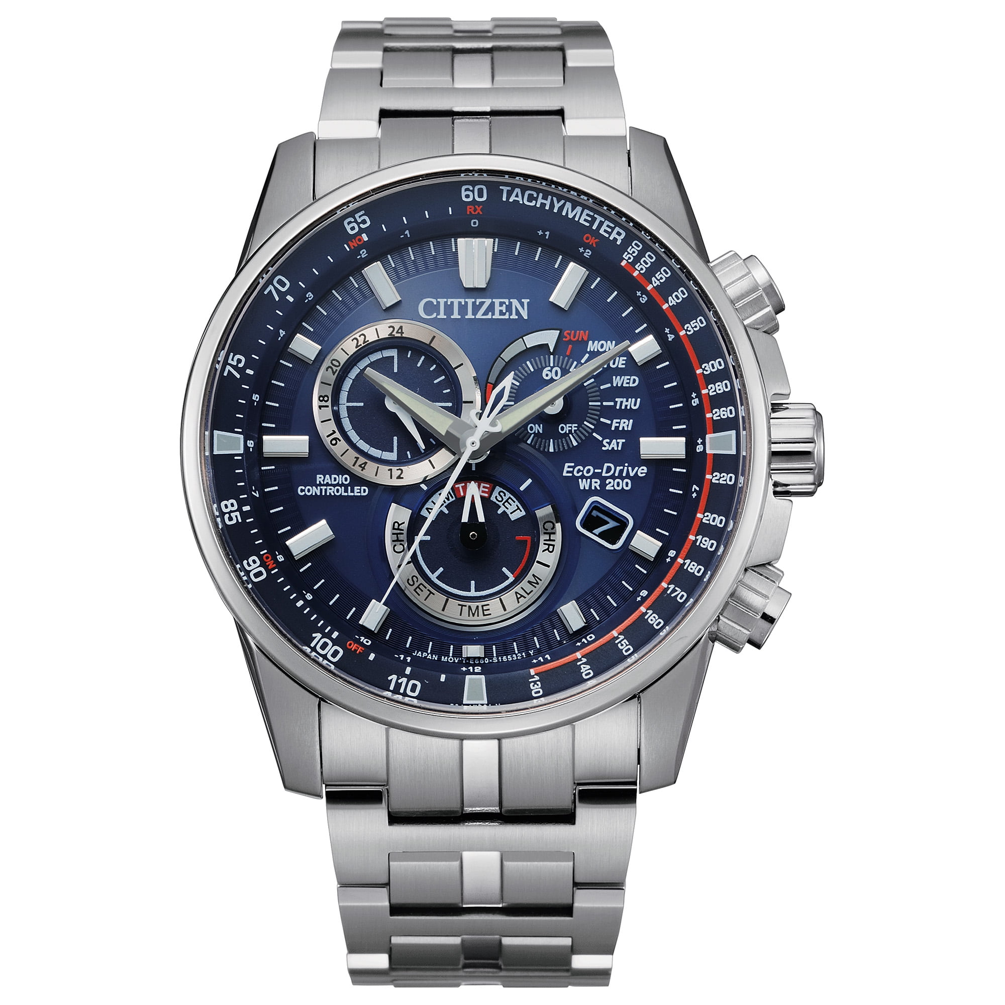 Citizen Men's Eco-Drive Radio Controlled PCAT Chronograph Watch CB5880-54L