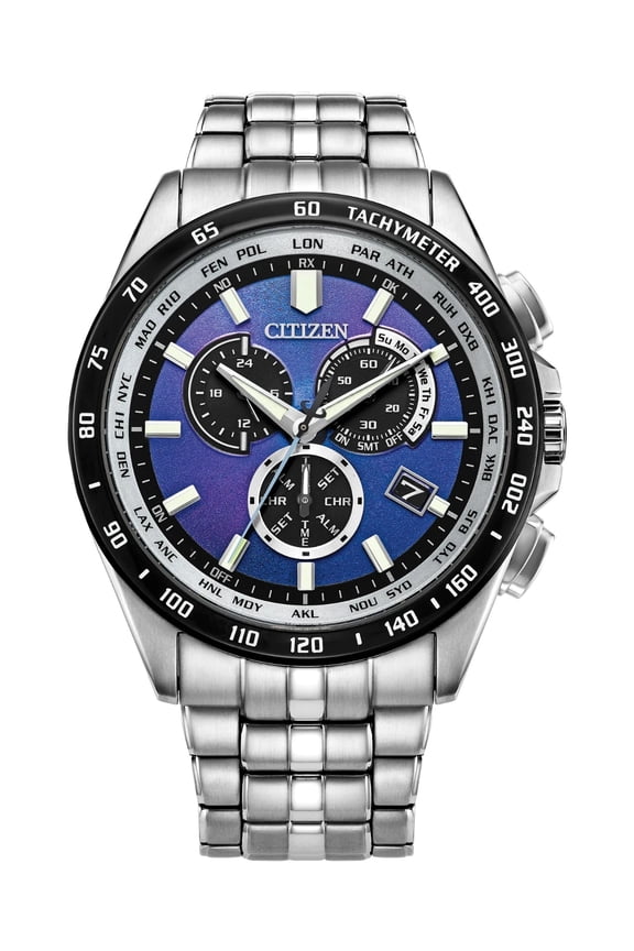 PCAT Radio-Controlled 43MM Men's Watch CB5874-81L World Time
