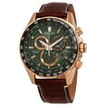 thumbnail image 1 of Citizen PCAT World Time Chronograph Green Dial Men's Watch CB5919-00X, 1 of 4