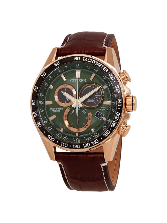 PCAT World Time Chronograph Green Dial Men's Watch CB5919-00X