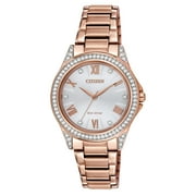 CITIZEN POV Eco-Drive Rose Gold-tone Ladies Watch EM0233-51A
