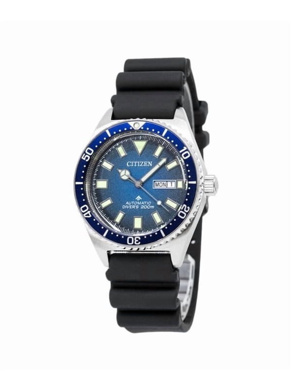Promaster Rubber Strap Blue Dial Automatic Diver's NY0129-07L 200M Men's Watch