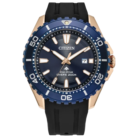 Citizen Promaster Dive Blue Dial Polyurethane Strap BN0196-01L
