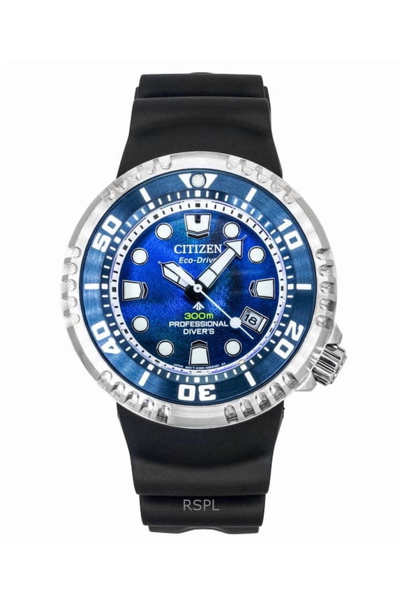 Promaster Dive Rubber Strap Blue Dial Eco-Drive BN1025-08L 300M Men's Watch
