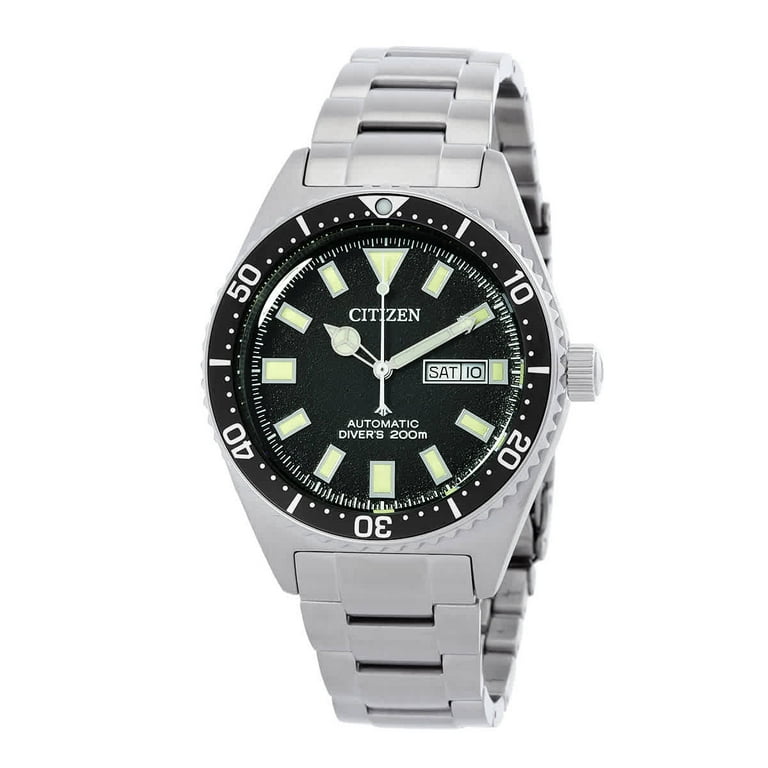 Citizen Promaster Diver Automatic Watch, Black Dial, Silver-Tone