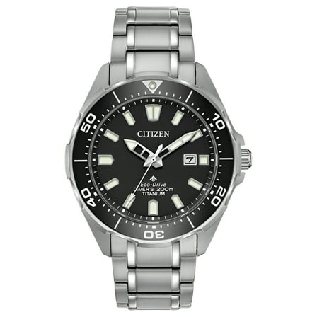 Citizen Promaster Diver Black Dial Titanium Men's Watch BN0200-56E