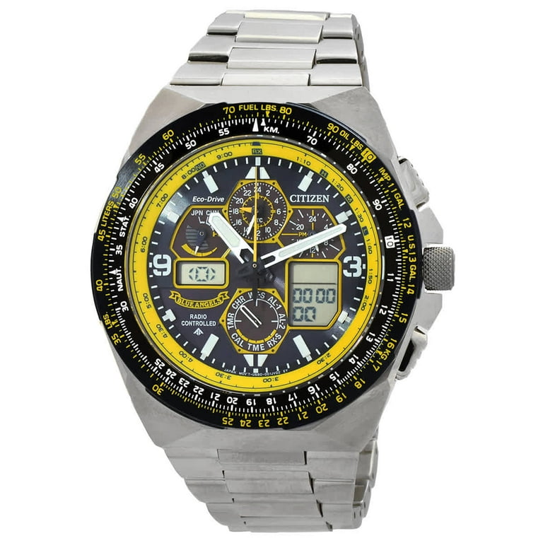 本日のタイムセール - ホットプレート / ホット Citizen Eco-Drive Blue GMT Chronograph A-T Skyhawk Promaster 時計
