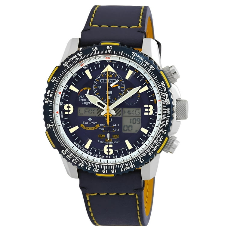 Citizen Eco-Drive A-T Blue Angel Skyhawk Chronograph Watch, Model