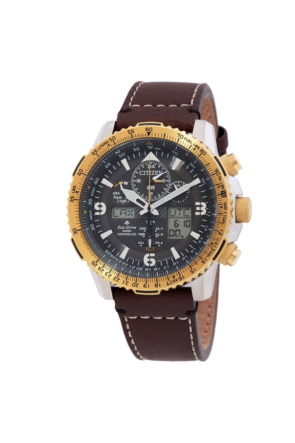Promaster Skyhawk A-T Perpetual Alarm World Time Chronograph Men's Watch JY8084-09H