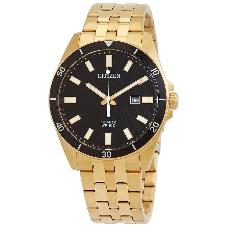 CITIZEN, Quartz Men's Watch, BI5052-59E, 42 mm Black Dial