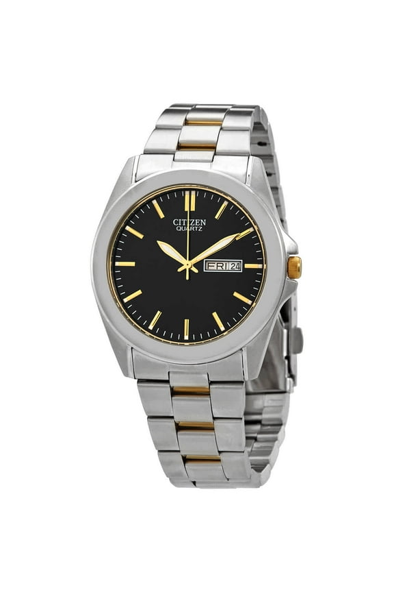 Quartz Black Dial Two-tone Men's Watch BF0584-56E