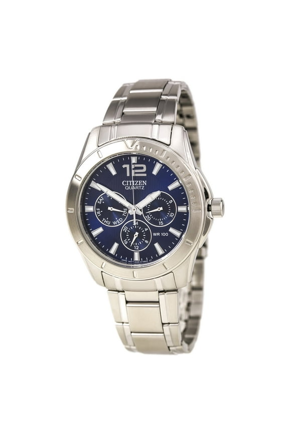 Quartz Blue Dial Stainless Steel Men's Watch AG8300-52L