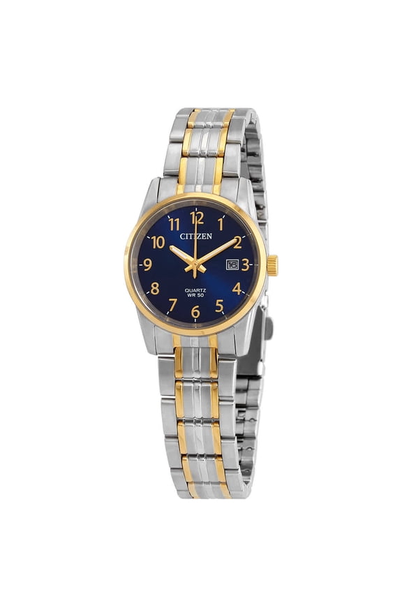 Quartz Blue Dial Two-tone Ladies Watch EU6004-56L