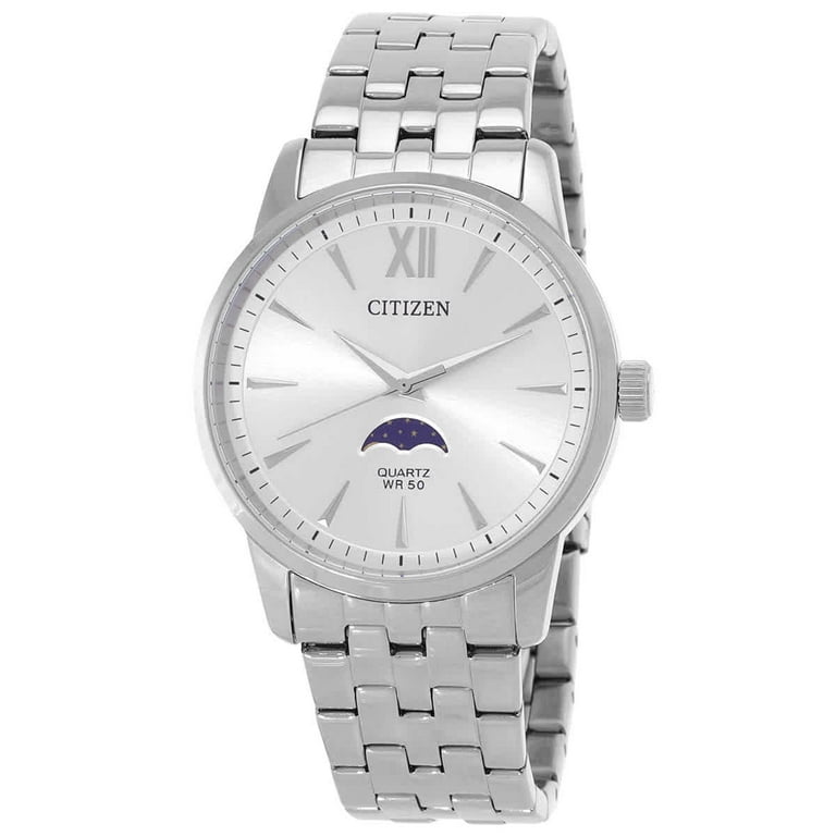 Citizen Quartz Silver Dial Men's Moonphase Watch AK5000-54A Citizen Quartz Silver Dial Men's Moonphase Watch AK5000-54A