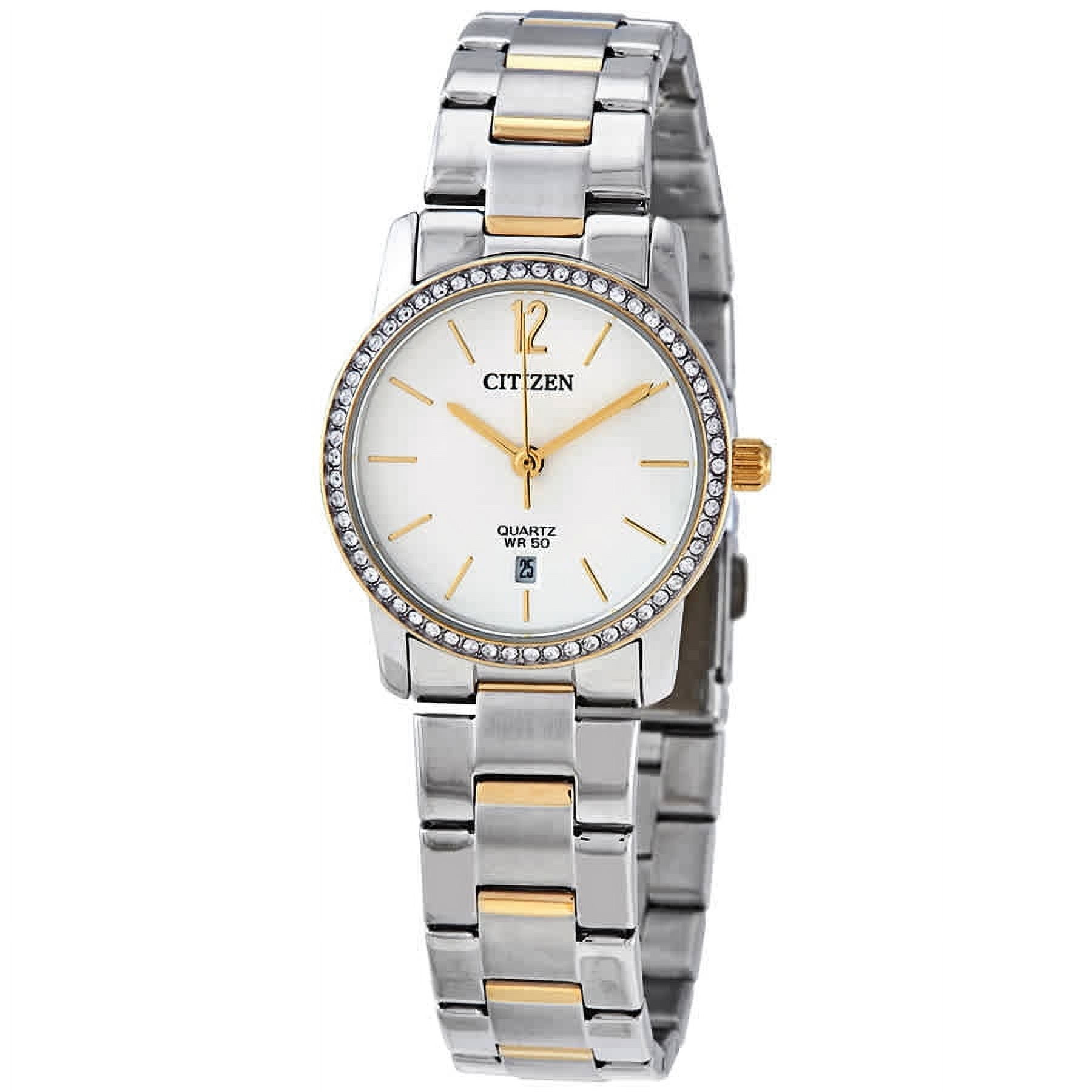 Citizen Quartz White Dial Ladies Watch EU6038-89A