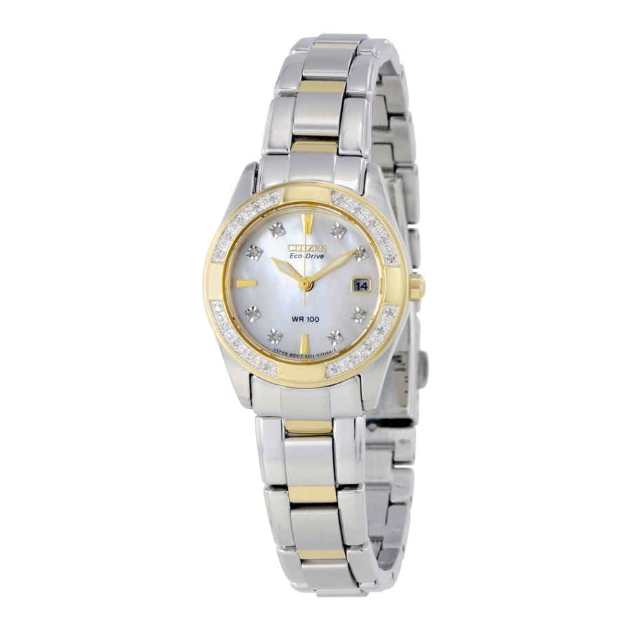 Citizen Regent Eco-Drive Mother of Pearl Dial Ladies Watch EW1824-57D