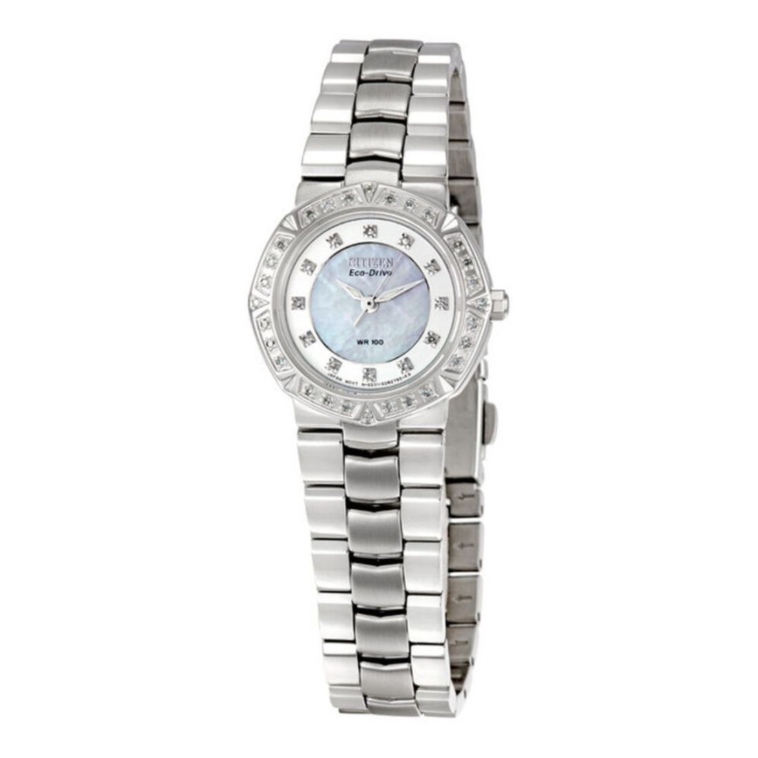 Reloj para mujer Serano con diamantes y esfera de nácar Eco-Drive EP5830-56D