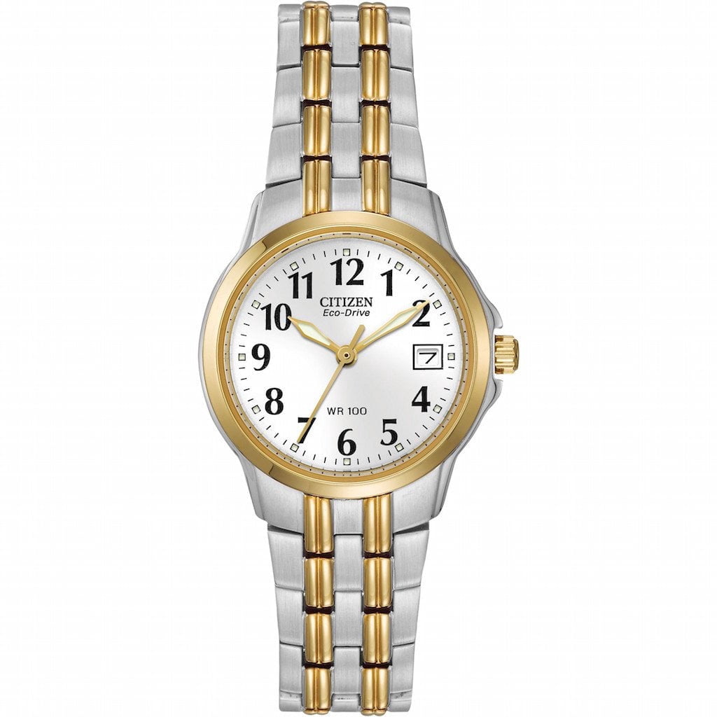 citizen women's eco drive dress classic watch ew 1544-53a Citizen Eco-Drive Women's Two Tone Stainless Steel Watch