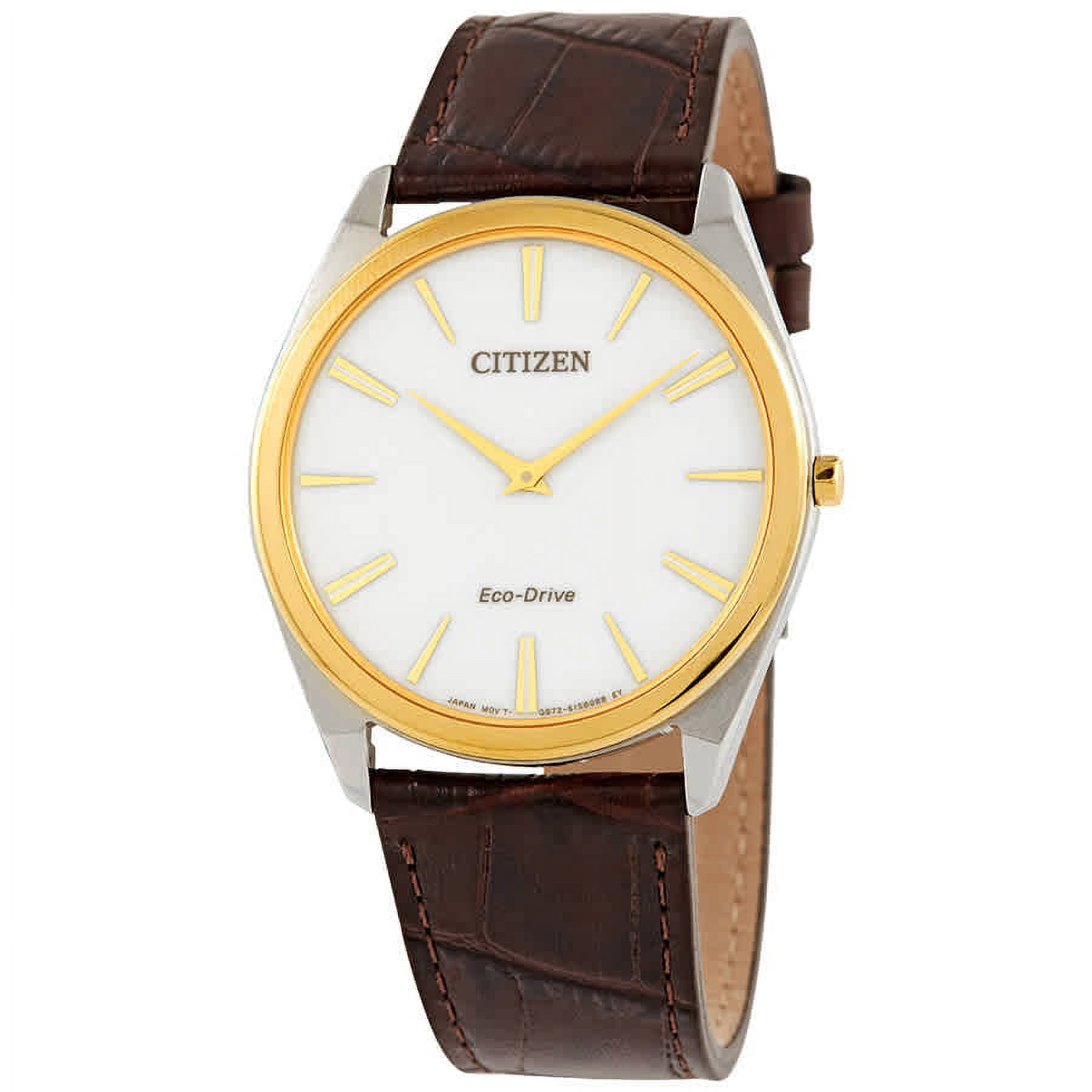 Citizen Stiletto Eco-Drive White Dial Men's Watch AR3074-03A