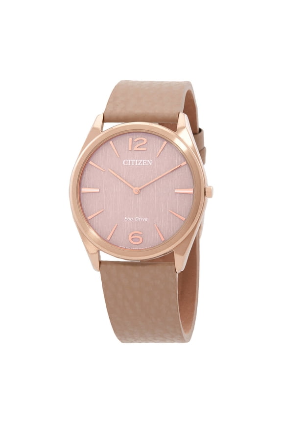 Suratto Eco-Drive Pink Dial Unisex Watch AR3123-00X