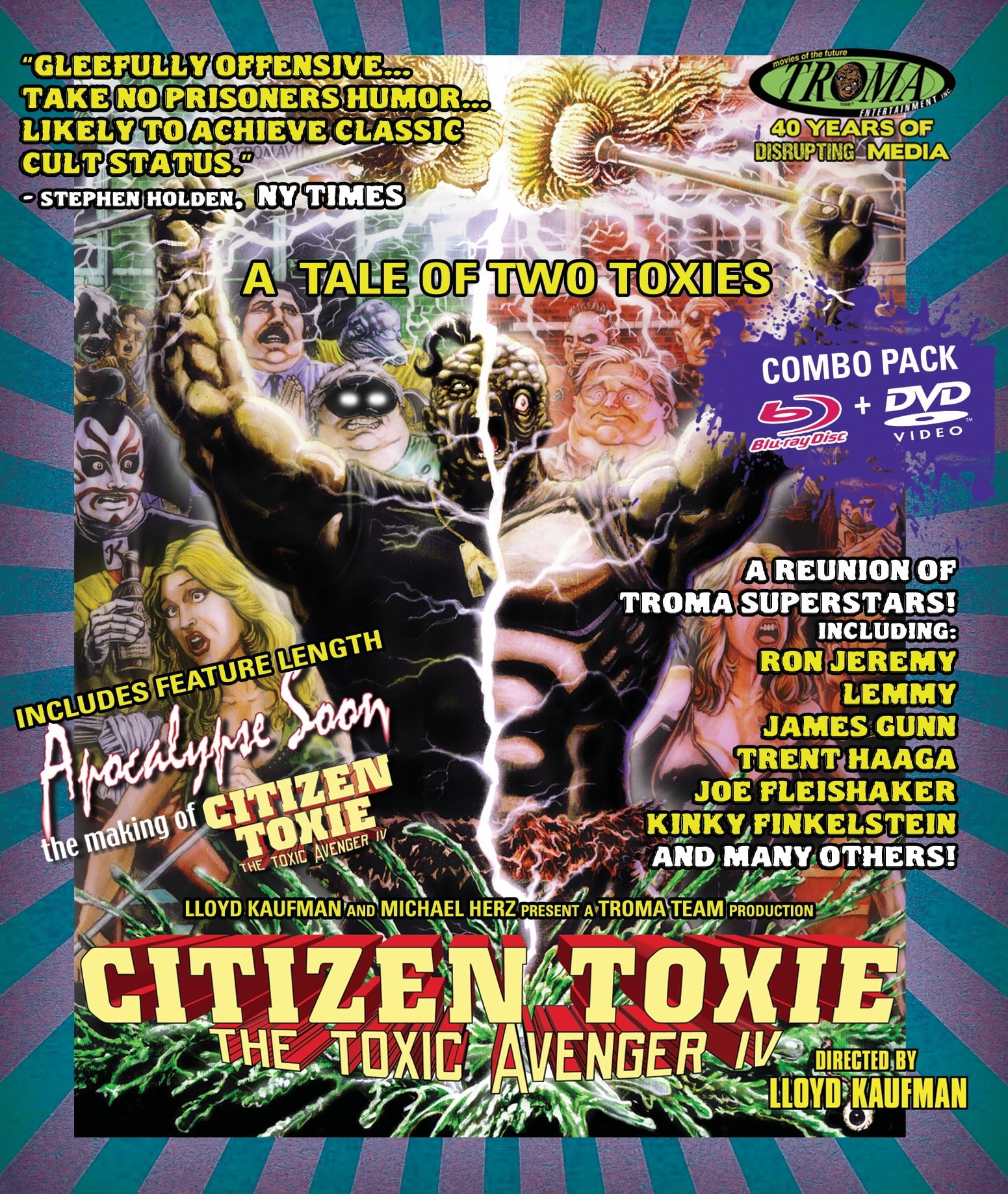 洋書 THE TOXIC ACTION The Toxic Avenger Collection 4K – Blurays For Everyone