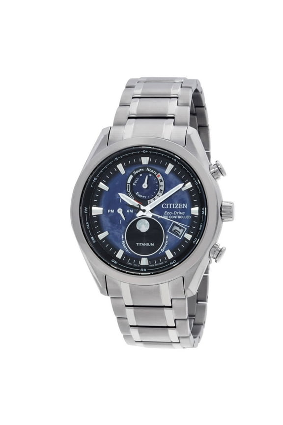 Tsuki-yomi A-T Perpetual World Time Blue Dial Men's Watch BY1010-57L