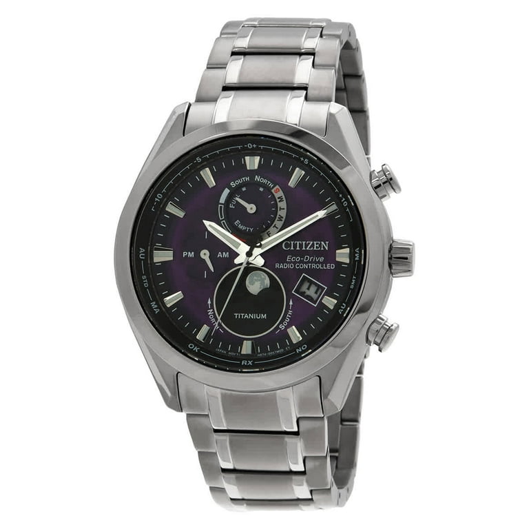 Citizen Tsuki-yomi A-T Perpetual World Time Chronograph Purple