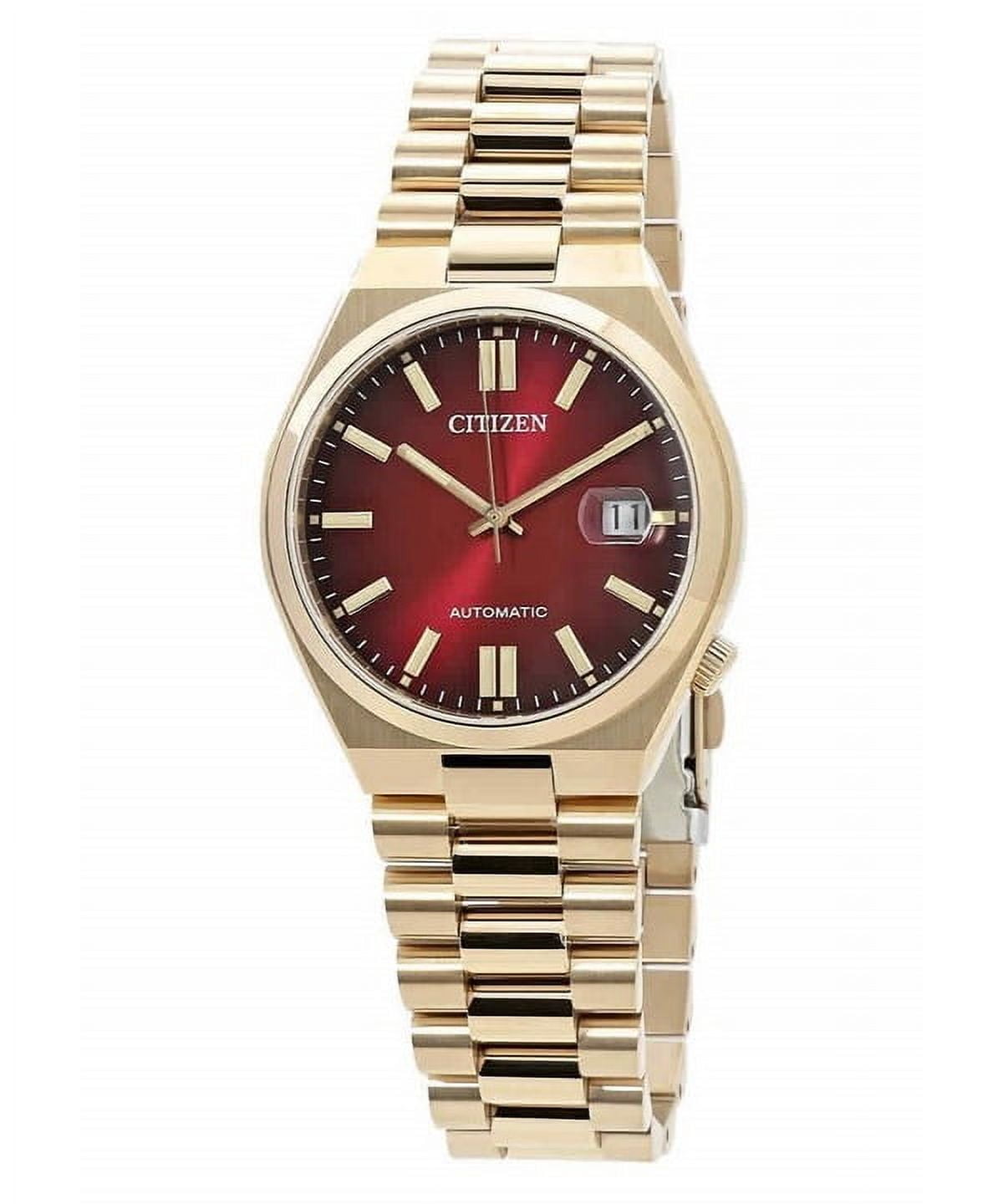 Citizen Tsuyosa Automatic Red Dial Watch NJ0153-82X - Walmart.com