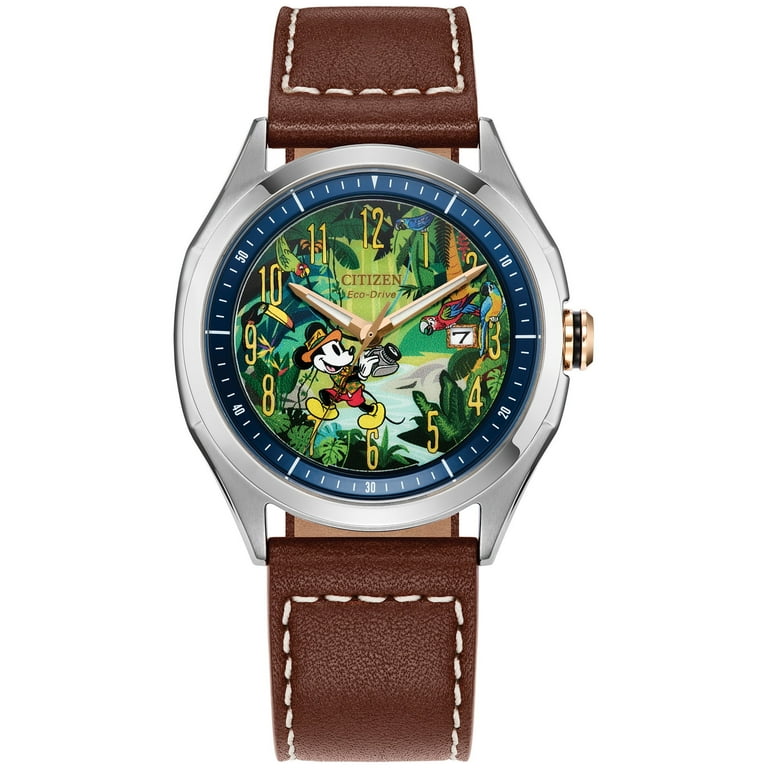 ミッキー Citizen Unisex Eco-Drive Disney Mickey Mouse Explorer Watch